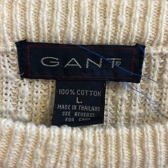 Gant Men’s Cotton Crewneck Striped Sweater Size Large - Picture 3 of 8